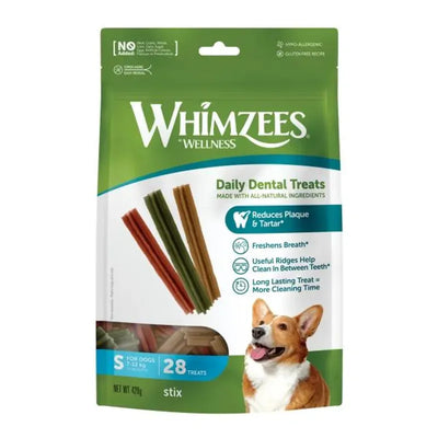 Whimzees Stix S Value Bag (28 Pack)