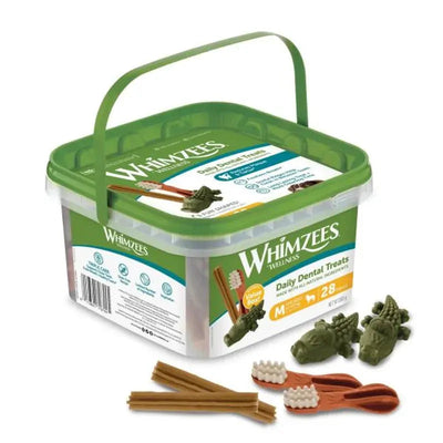 Whimzees Variety Value Box Toothbrush M (28 Pack) Whimzees