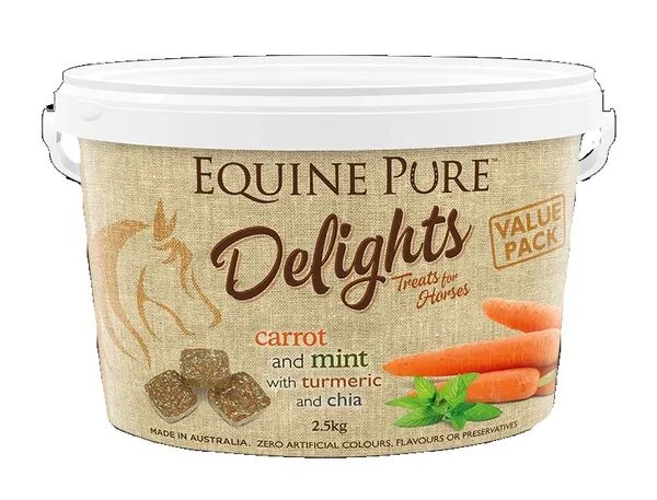 EQUINE PURE DELIGHTS CARROT & MINT 2KG