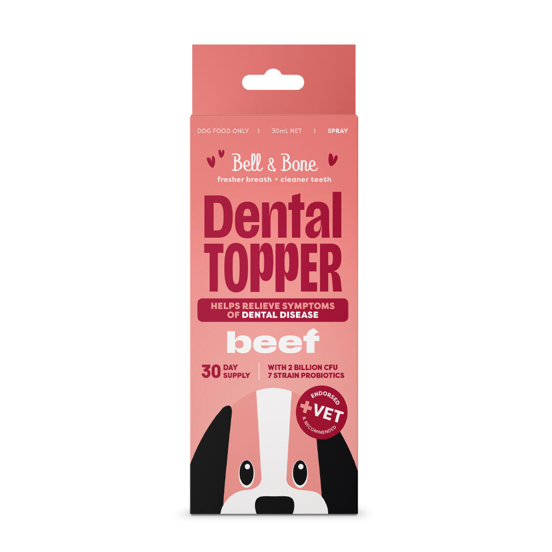 Bell & Bone Dog Dental Topper Beef 30ml