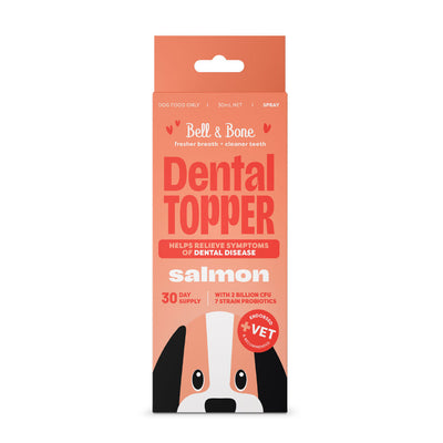 Bell & Bone Dog Dental Topper Salmon 30ml Bell & Bone