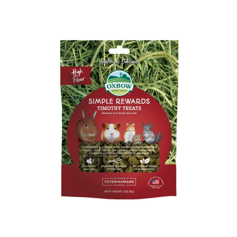 Oxbow Simple Rewards Timothy Treats 40G