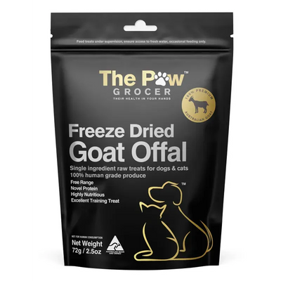 The Paw Grocer Black Label Freeze Dried Goat 72G
