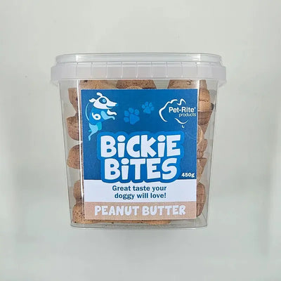 Petrite Bickie Bites Peanut Butter 450G Tub