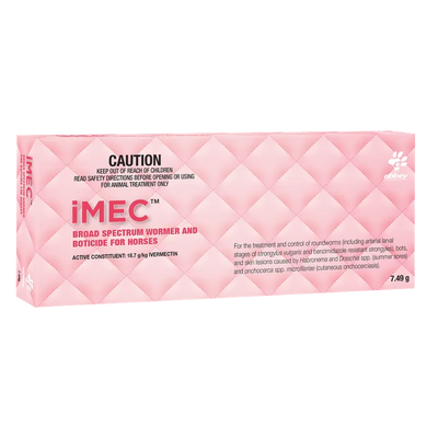 Abbey Labs Imec Broad Spectrum Wormer And Boticide 7.49G Abbey Animal Health