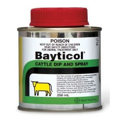 Bayer Bayticol Cattle Dip And Spray 250Ml*Spec Ord Bayer