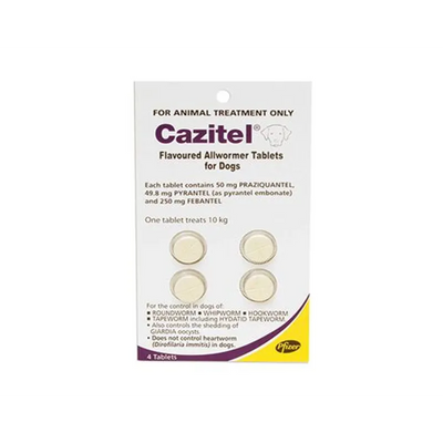 Cazitel 10Kg X 4 Tabs Cazitel