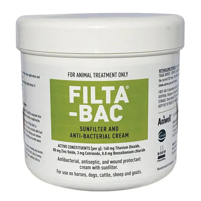 Ceva Filta-Bac Sunfilter & Anti-Bacterial Cream 500G Jar Ceva