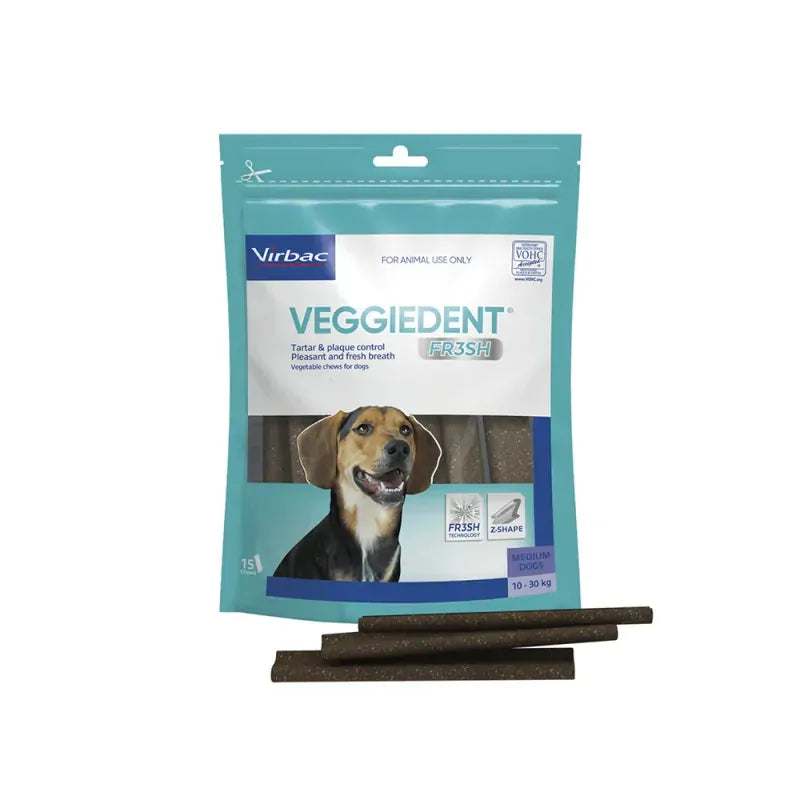 Virbac Veggiedent Fr3Sh Dental Medium Dog 10-30Kgs 15 Chews
