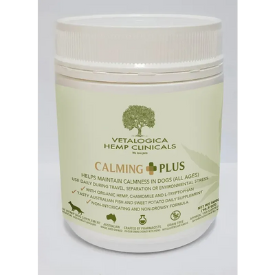 Vetalogica Hemp Clinicals Calming Plus Dog Supp 300G Vetalogica