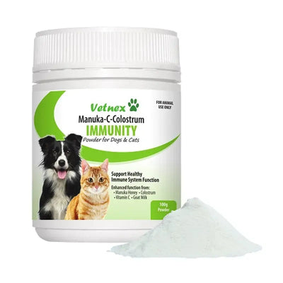 Vetnex Manuka C Colostrum Immunity Pwd For Dog &Cat 100G Vetnex