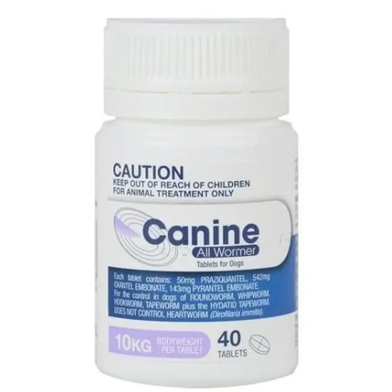 Value Plus Canine All Wormer 10Kg 40S (Purple)