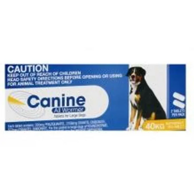 Value Plus Canine All Wormer 40Kg 2S (Yellow) Value Plus