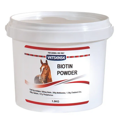 Vetsense Biotin Hoof Powder + Msm 1.5Kg Vetsense