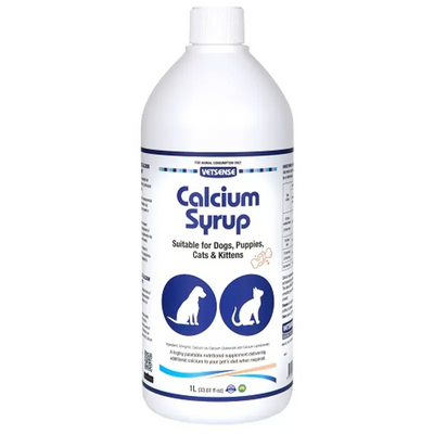 Vetsense Calcium Syrup 1L Vetsense