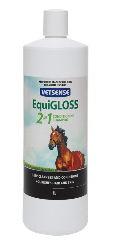 Vetsense Equigloss 2 In 1 1L Vetsense