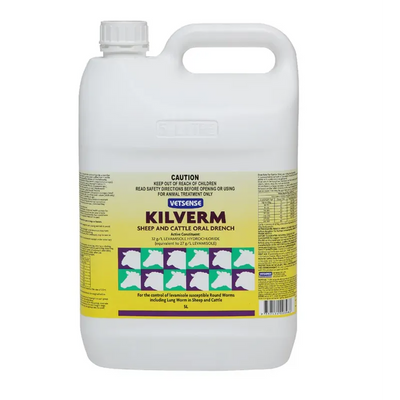 Vetsense Kilverm Sheep & Cattle 5L Vetsense