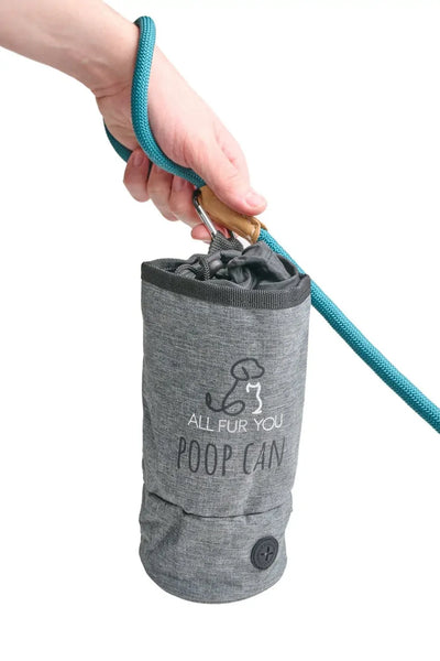 All Fur You Dog Poop Can Grey
