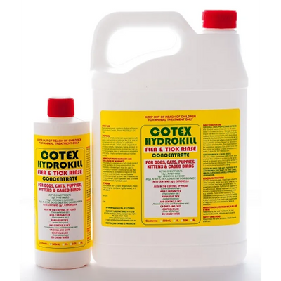 Cotex Hydrokill Flea & Tick Rinse Concentrate 1L Cotex