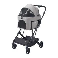 Ibiyaya Travois Tri-Fold Pet Travel System Xl - Gray