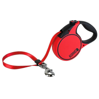 Kong Terrain Retractable Leash Red Extra Small
