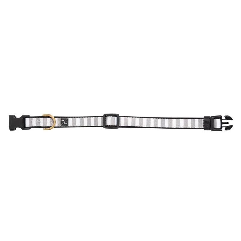 Mog & Bone Neoprene Dog Collar Latte Hamp Stp Sml