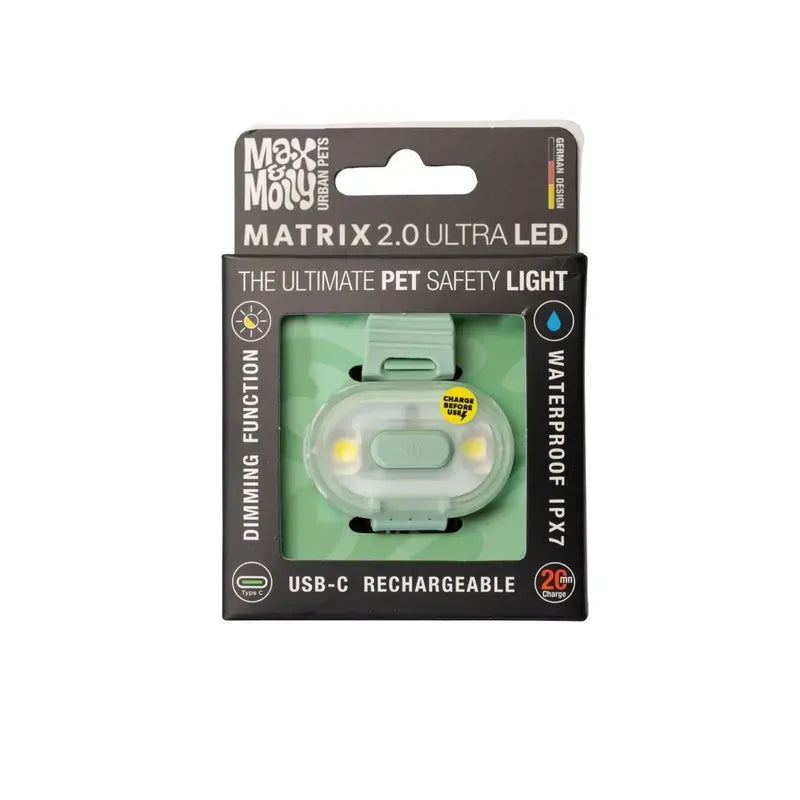 Max & Molly Matrix 2.0 Ultra Led - Safety Light-Jade