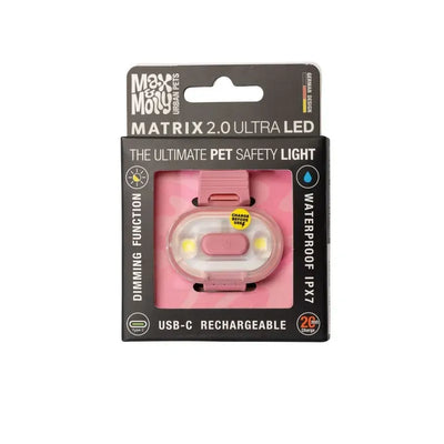 Max & Molly Matrix 2.0 Ultra Led - Safety Light-Rose