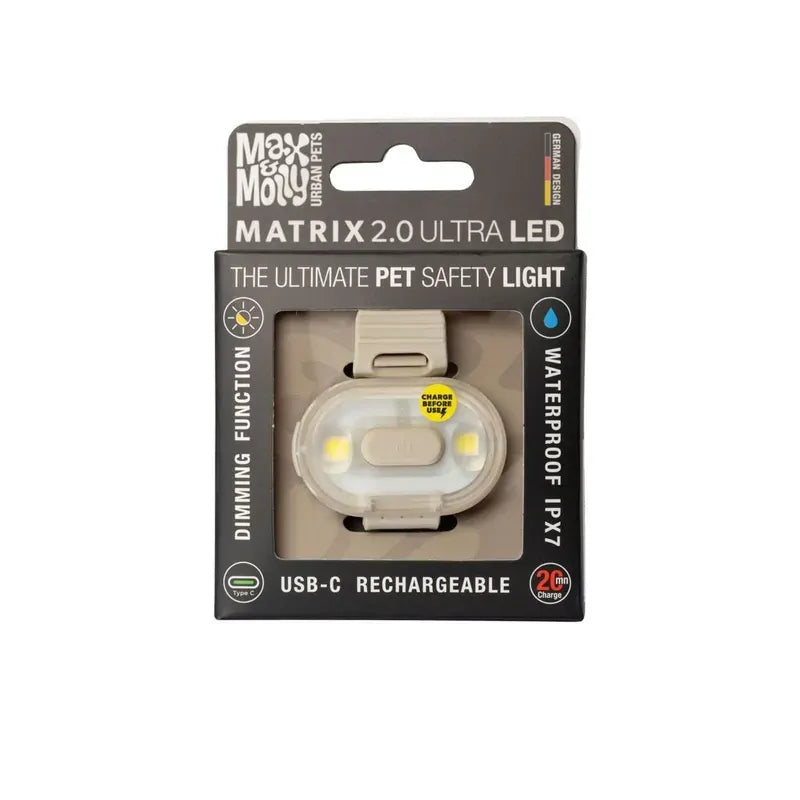 Max & Molly Matrix 2.0 Ultra Led - Safety Light-Sand