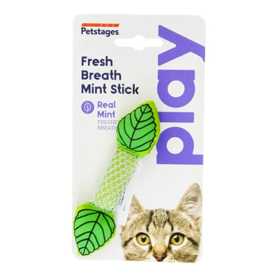 Petstages Cat Fresh Breath Mint Stick Green