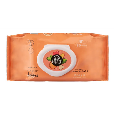 Pet Head Quick Fix Wipes 80Pk