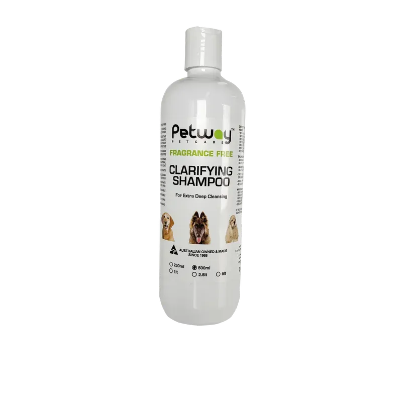 Petway Petcare Fragrance Free Clarifying Shampoo 500Ml