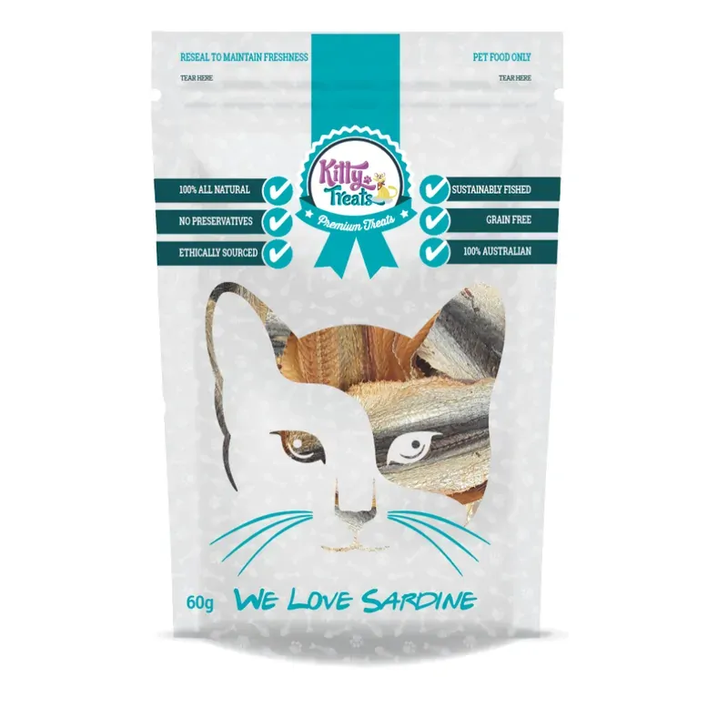 Pooch Treats Kitty Treats Sardines 60G