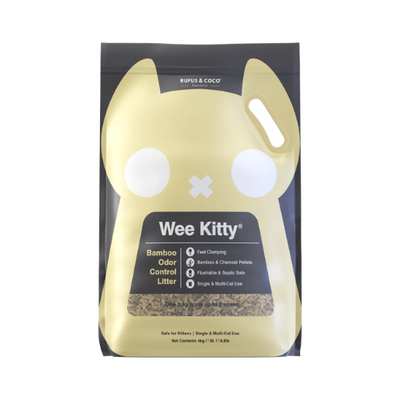Wee Kitty Bamboo Odor Control Litter 4Kg