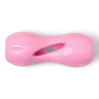 West Paw Qwizl Tough Puzzle Toy - Small - Bubblegum