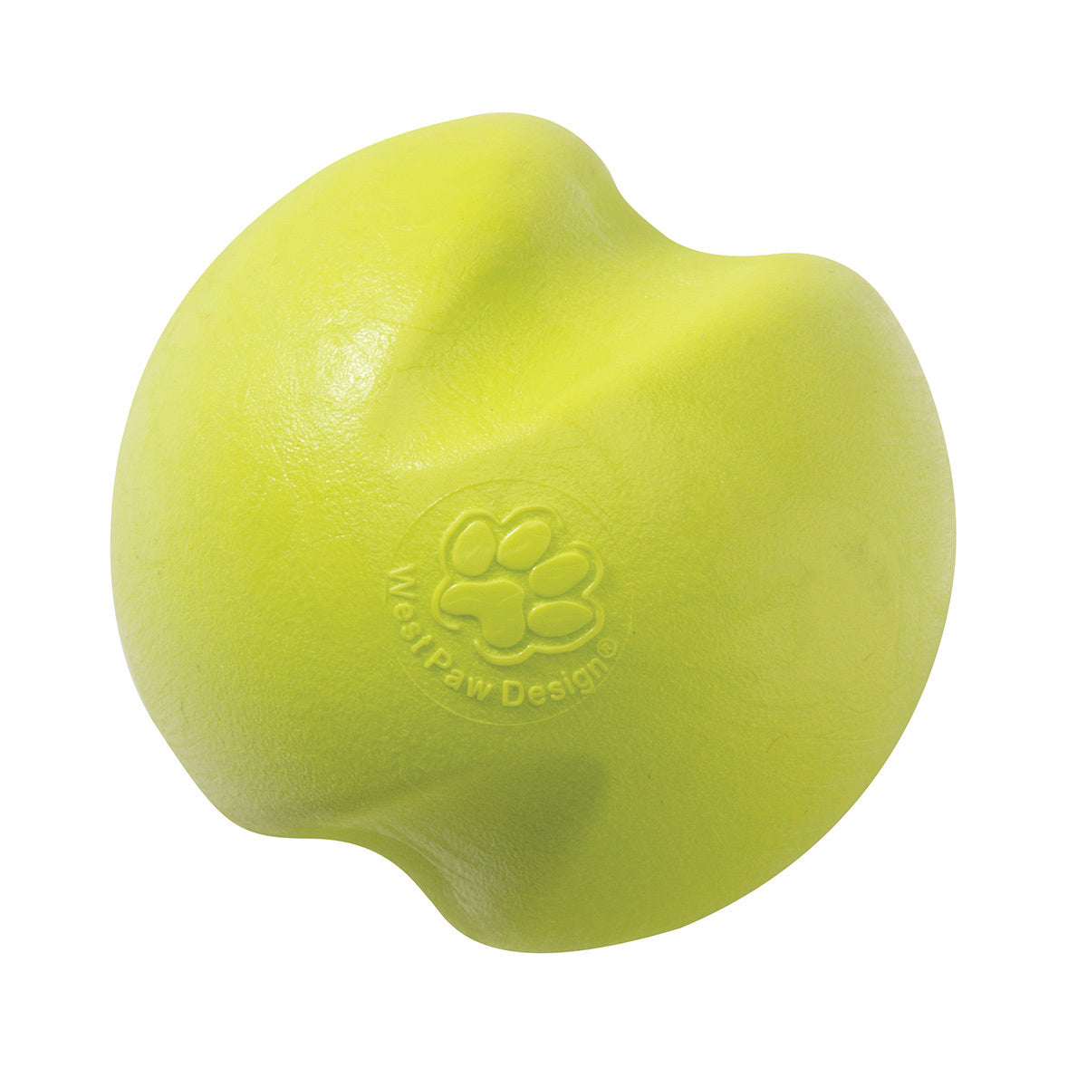 West Paw Jive Zogoflex Fetch Ball Tough Dog Toy - X-Small - Green West Paw