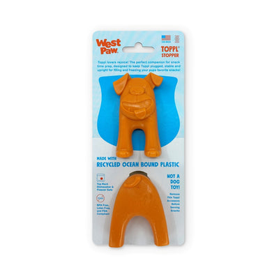 West Paw Toppl Stopper - Tangerine West Paw