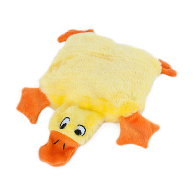Zippy Paws Squeakie Pad Double Blaster Squeaker Dog Toy - Duck Zippy Paws