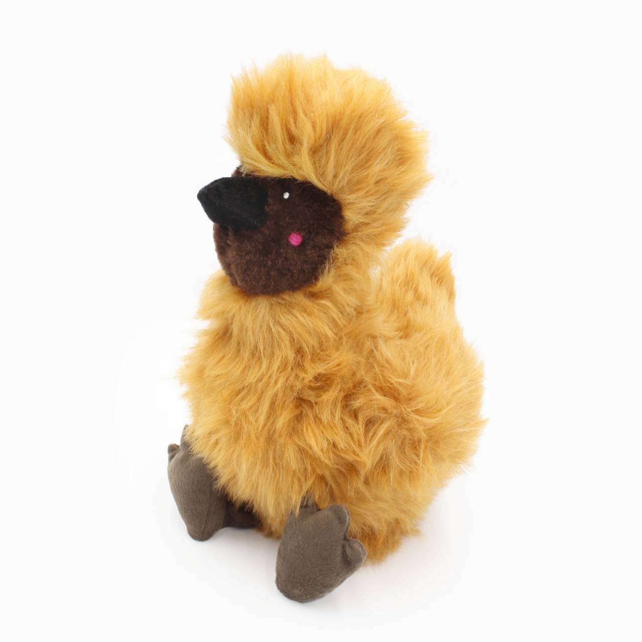 Zippy Paws Wooliez Plush Squeaker Dog Toy - Enzo the Emu Zippy Paws