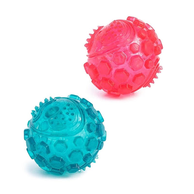 Zippy Paws ZippyTuff Textured Rubber Squeaker Ball Dog Toy Zippy Paws