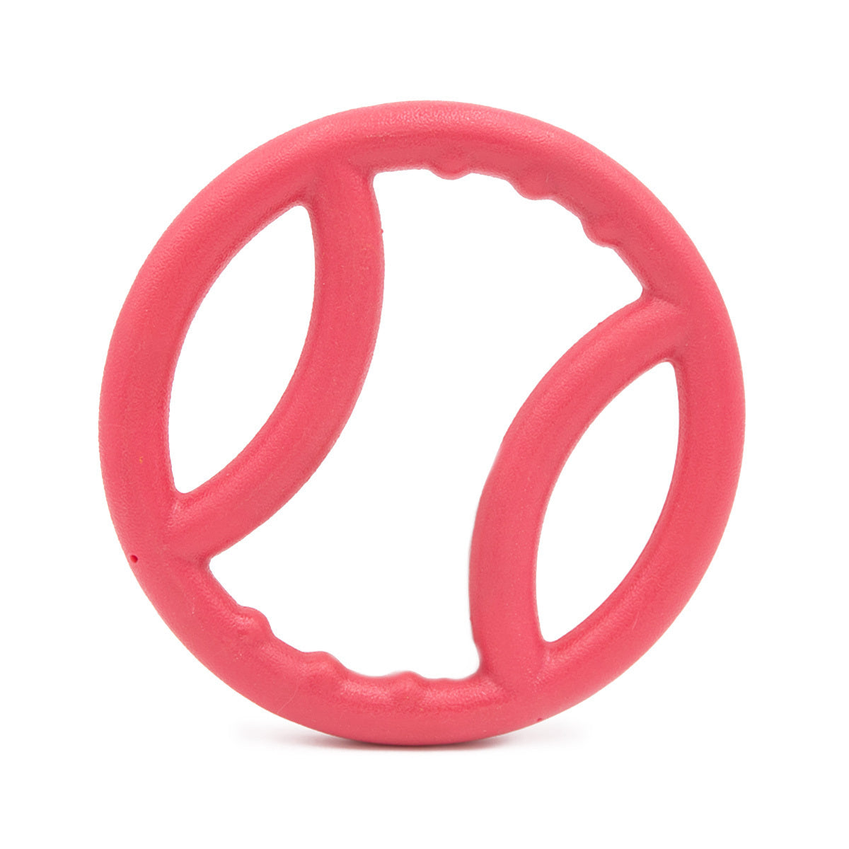 Zippy Paws ZippyTuff TPR Squeaker Ring Tug Dog Toy - Pink Zippy Paws