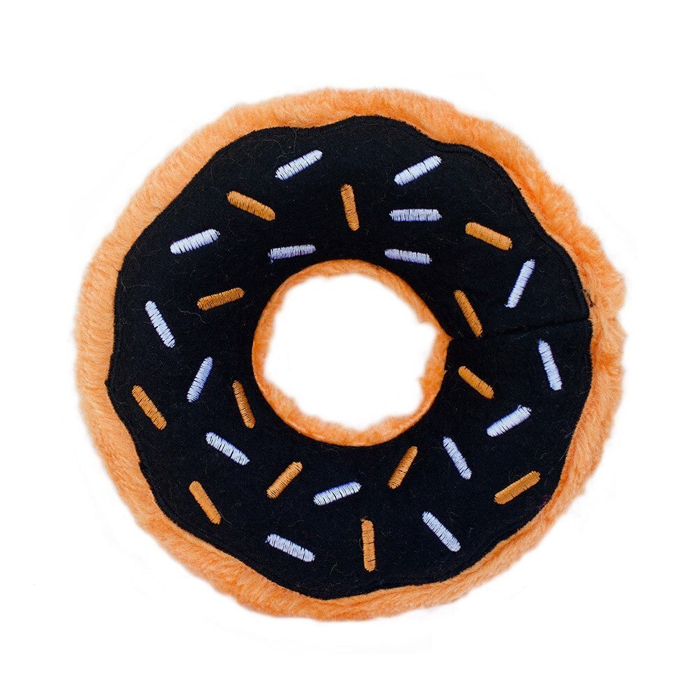 Zippy Paws Donutz Squeaker Dog Toy in a Variety of "Flavours" - Pumpkin Spice Zippy Paws