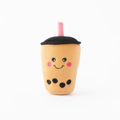 Zippy Paws NomNomz Squeaker Dog Toy - Boba Milk Tea Zippy Paws