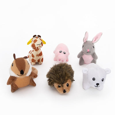 Zippy Paws Miniz Multipack Squeaker Dog Toys with 6 Mini Toys Zippy Paws