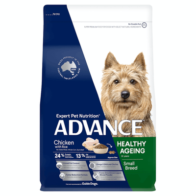 Advance Healthy Ageing Small Adult Dry Dog Food Chicken & Rice Formula 3kg