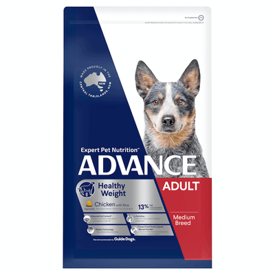 Advance Healthy Weight Adult Dog Food Medium Breed Chicken Rice Formula