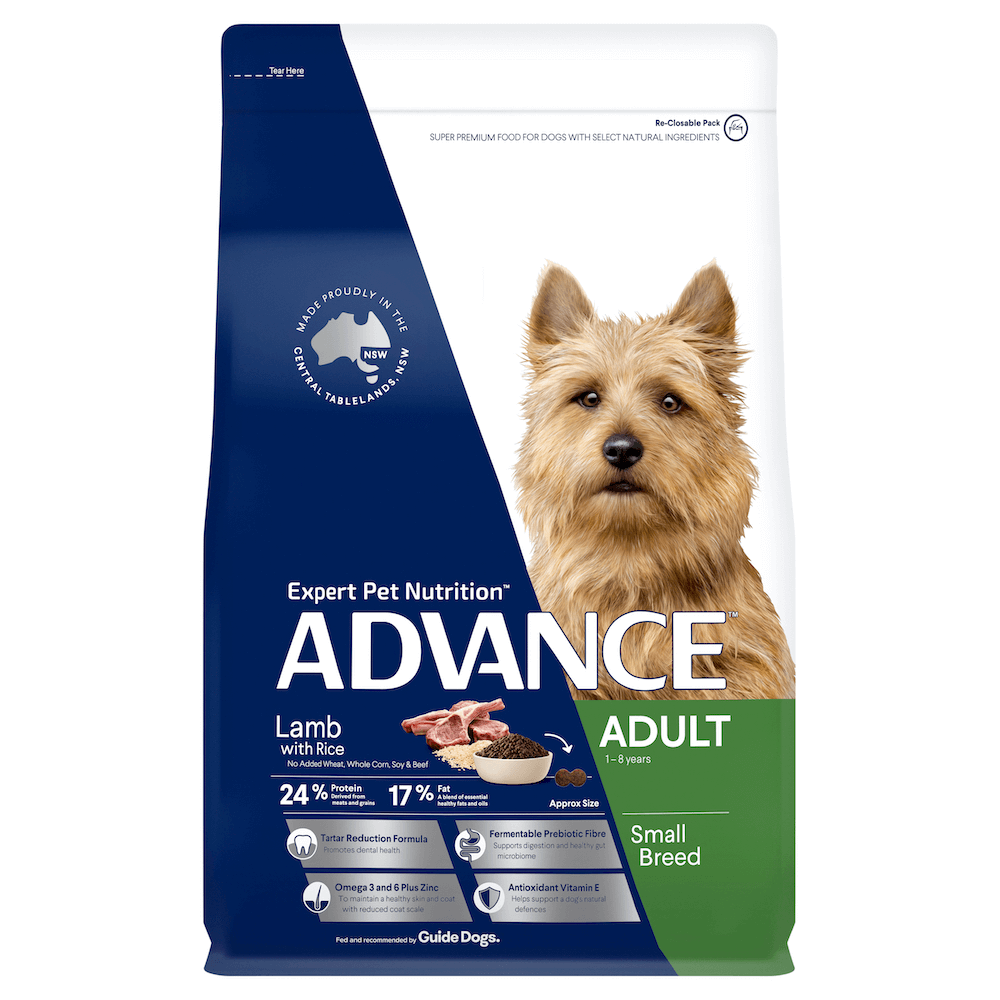 Advance Adult Small Breed Dry Dog Food with Lamb & Rice