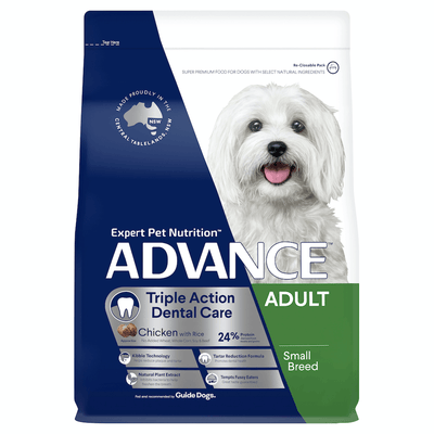 Advance Small Adult Dog Triple Action Dental Care Premium Dry Food Chicken