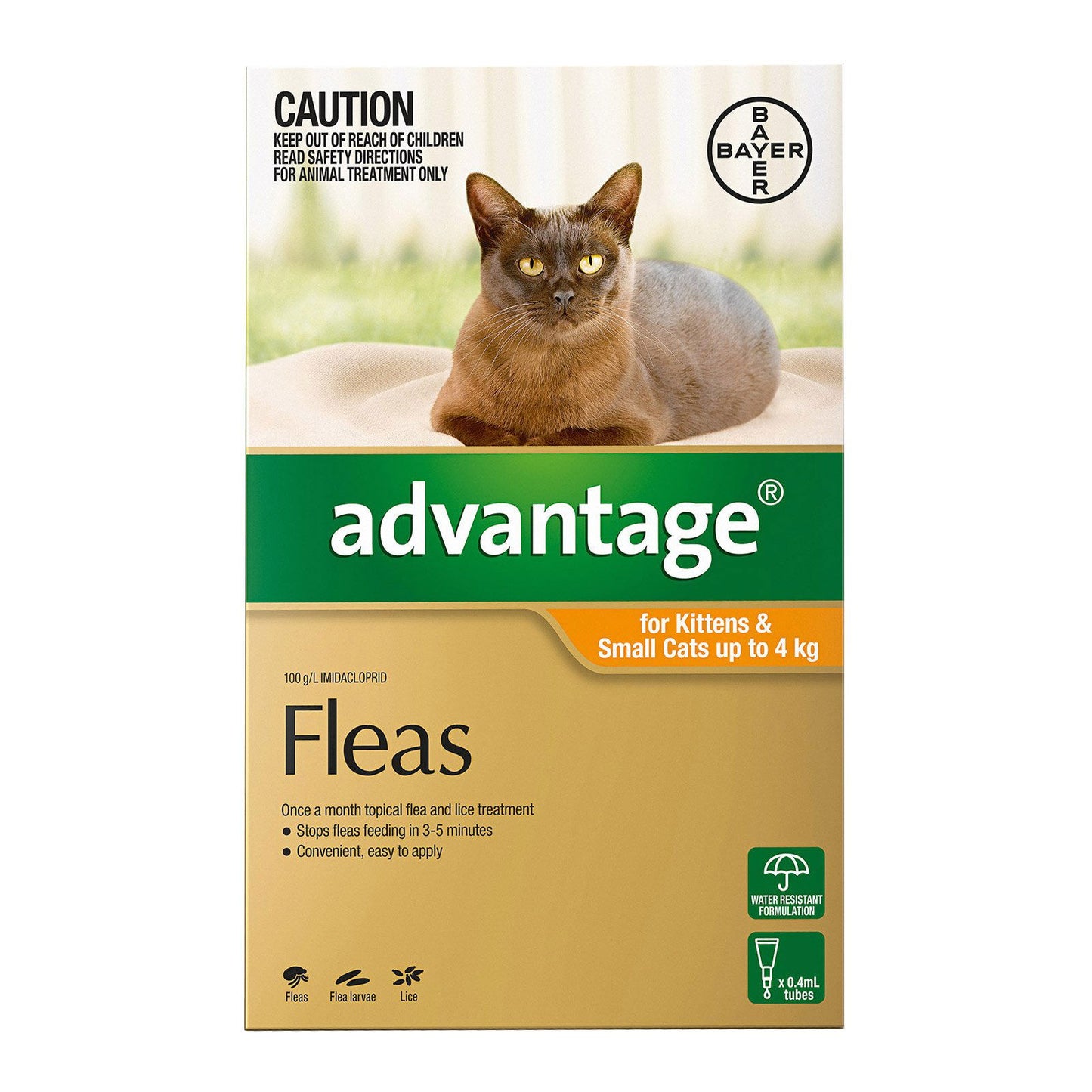 Advantage Flea & Lice Treatment for Kittens, Small Cats (Under 4kg)