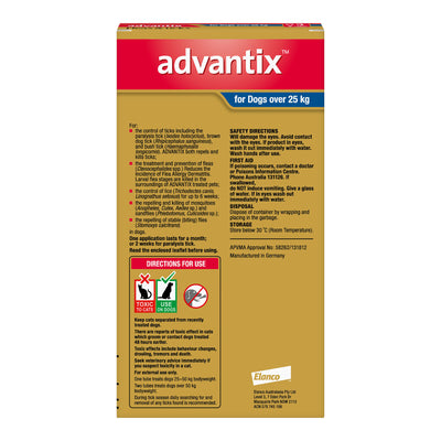 Advantix Dog over 25Kg 3'S